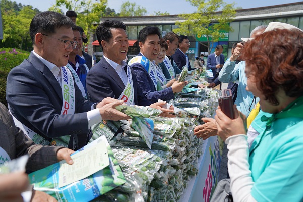 순천농협, ‘오이’ 소비촉진 활동 벌여